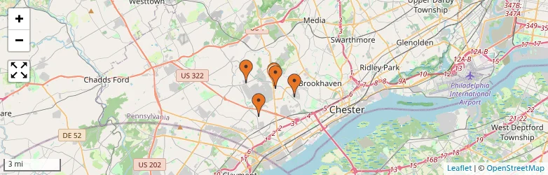 Related schools map