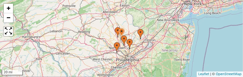 Related schools map