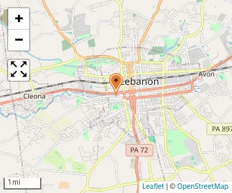 Map of Lebanon Catholic School