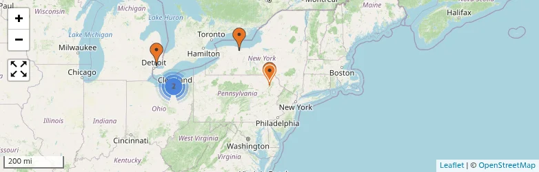 Related schools map