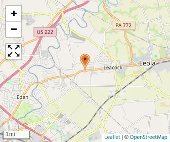 Map of Lancaster County Christian School