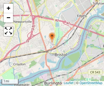 Map of Lower Bucks Children's Center