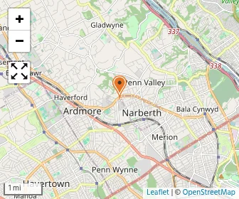 Map of Main Line Reform Temple School For Early Childhood