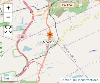 Map of Mcadoo Catholic Elementary School