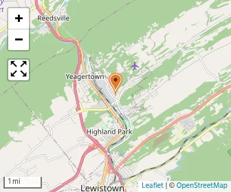 Map of Mifflin County Christian Academy
