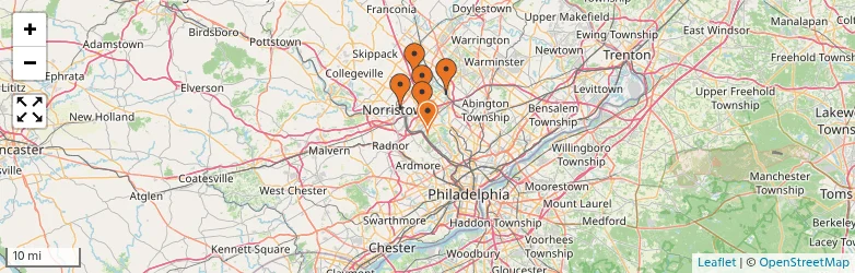 Related schools map