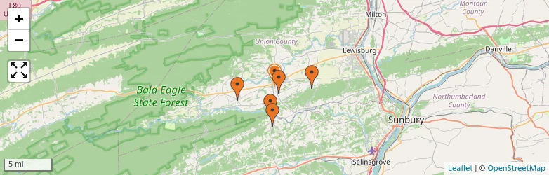 Related schools map