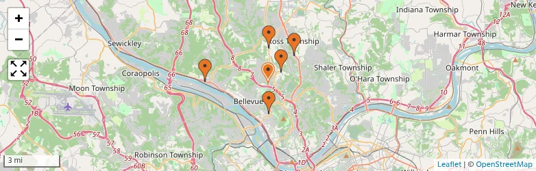 Related schools map