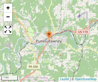 Map of Kentucky Avenue Amish School