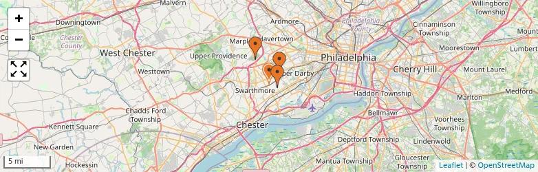 Related schools map