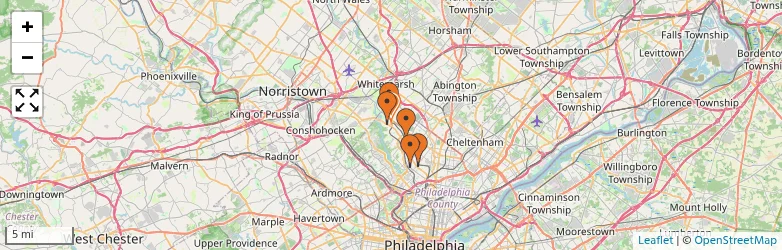 Related schools map