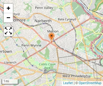 Map of Overbrook Preschool And Kindergarten