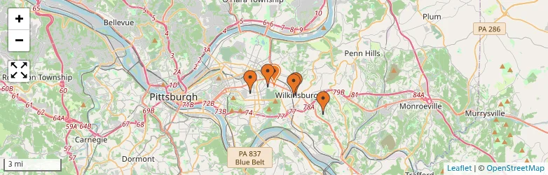 Related schools map