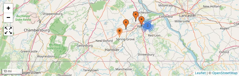 Related schools map