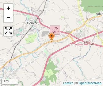 Map of Reamstown Mennonite School