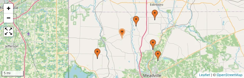 Related schools map