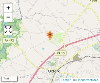Map of Shady Lane Amish Parochial School