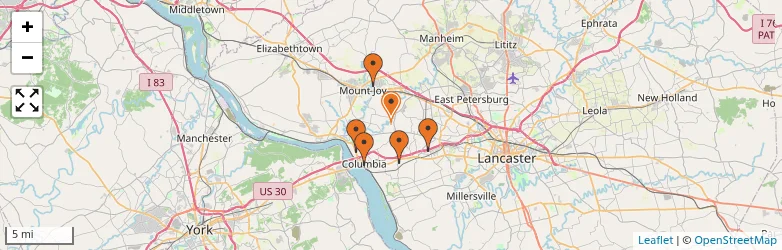 Related schools map