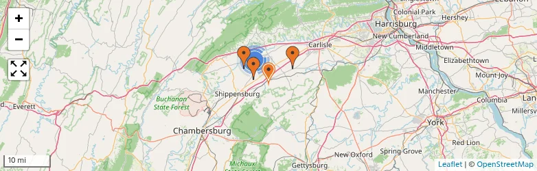 Related schools map