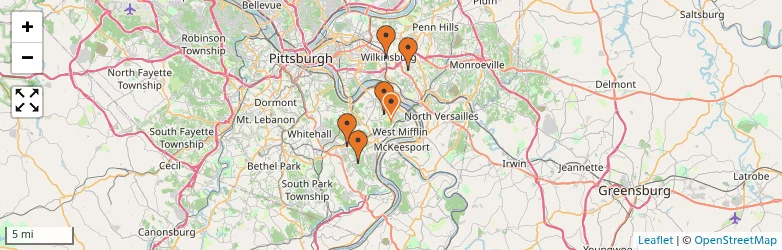 Related schools map