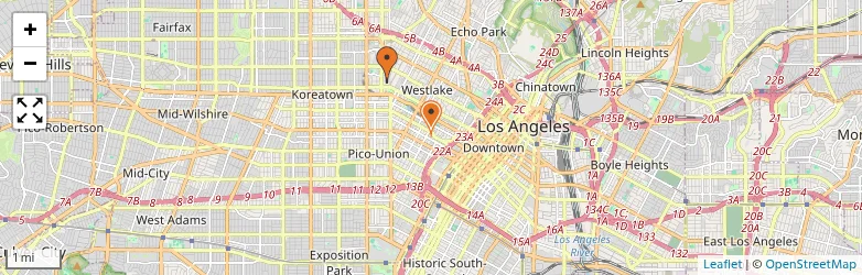 Related schools map