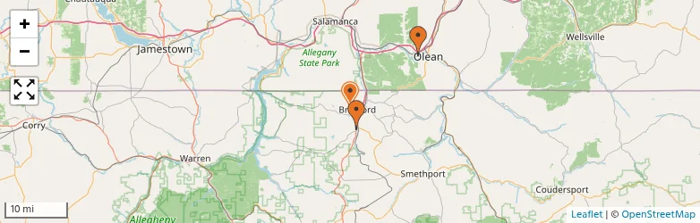Related schools map
