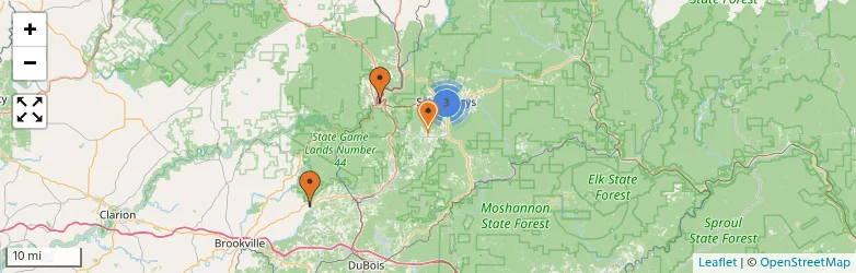 Related schools map