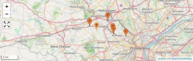 Related schools map