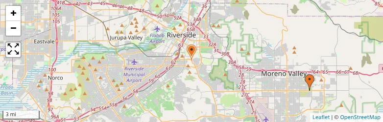 Related schools map