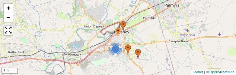 Related schools map