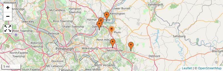Related schools map