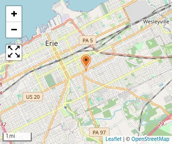 Map of St. John-holy Rosary Eastside Catholic School