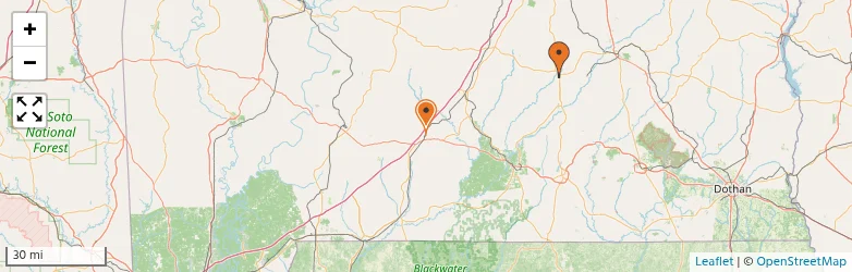 Related schools map