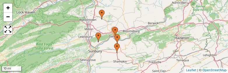 Related schools map
