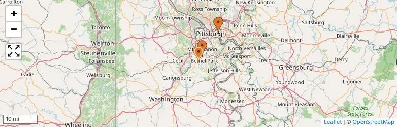 Related schools map