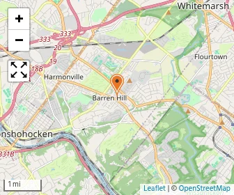 Map of St. Philip Neri
