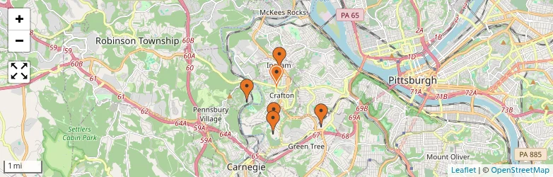 Related schools map