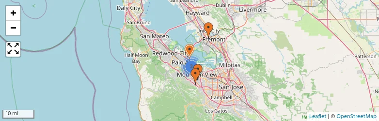 Related schools map