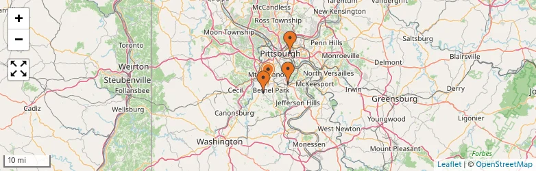 Related schools map