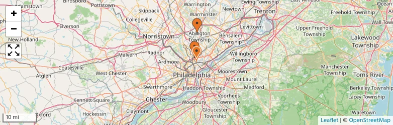 Related schools map