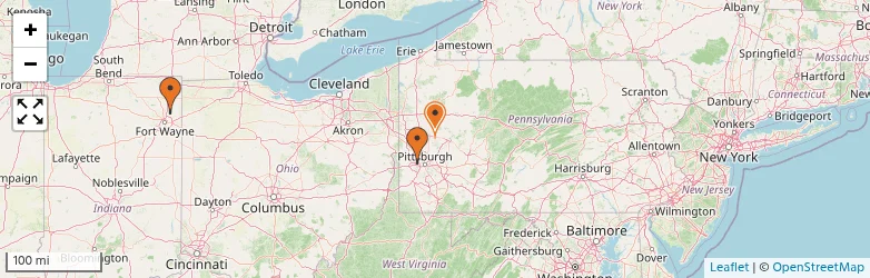 Related schools map