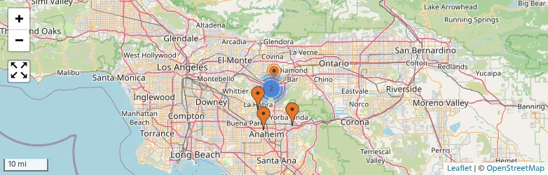 Related schools map