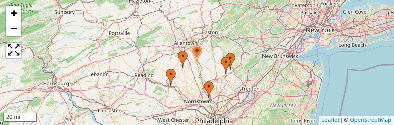 Related schools map