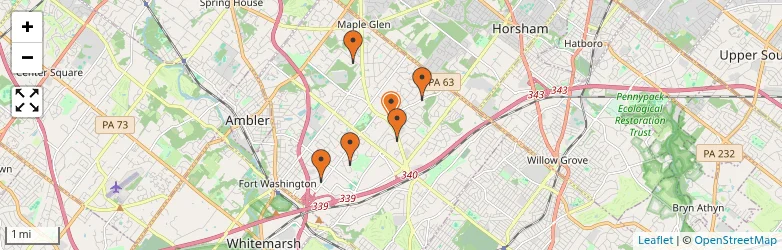 Related schools map