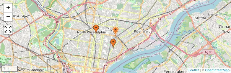 Related schools map