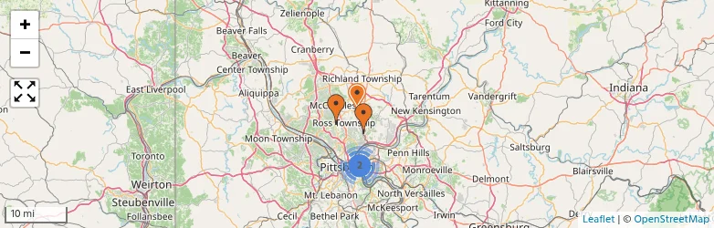 Related schools map