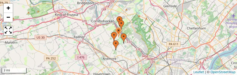 Related schools map