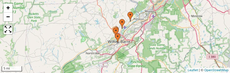 Related schools map