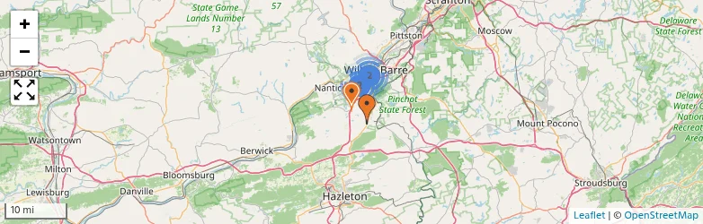 Related schools map