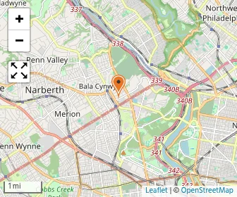 Map of Bala Cynwyd School For Young Children